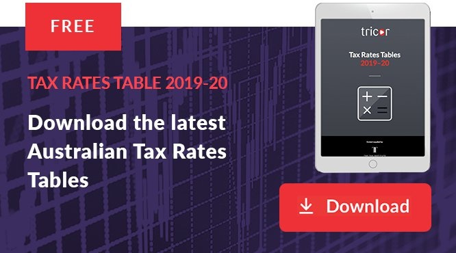 Australian Tax Rates Tables 2019-20